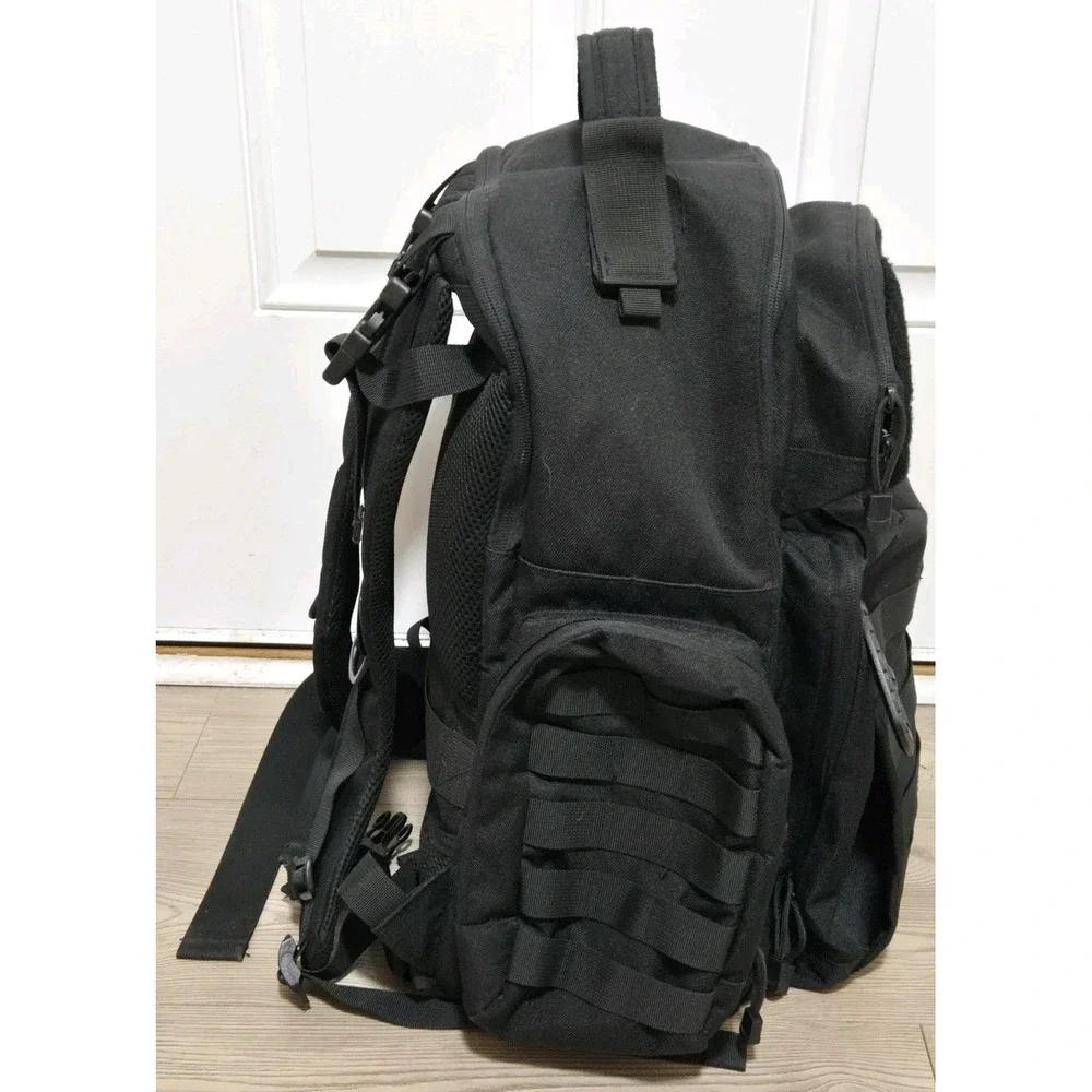 Tactical Baby Gear Ballistic Baby Diaper Backpack w/‎ Changing Pad Black Bag